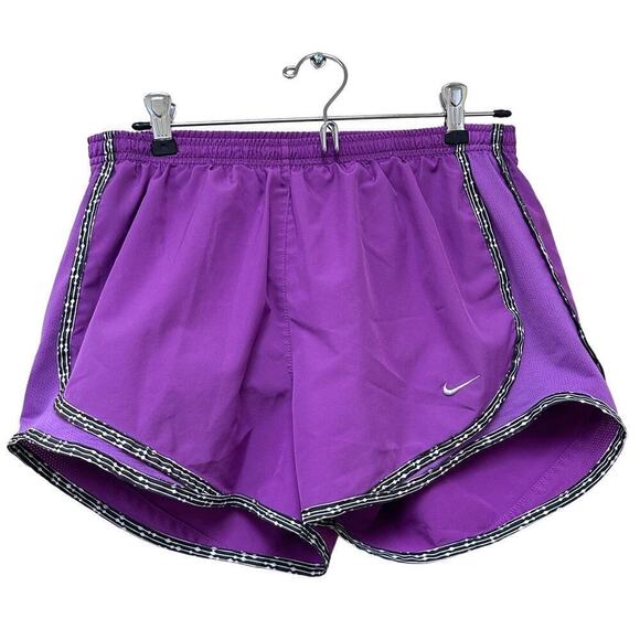 Nike Purple Women's Purple Dri-Fit Elastic Waistband Lined Shorts Size S - Picture 1 of 11